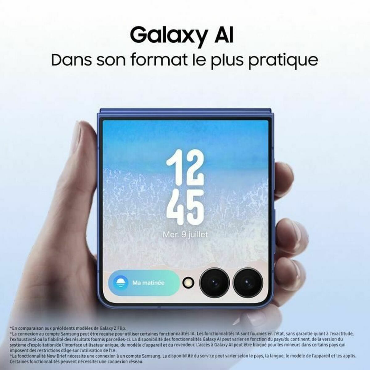 Smartphone Samsung Galaxy Z Flip7 6,8" 12 GB RAM 256 GB Black