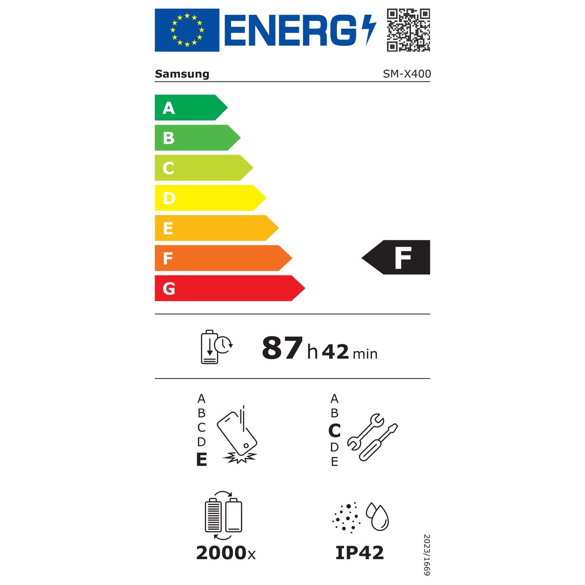 Tablet Samsung SM-X400 10,9" Octa Core 6 GB RAM 128 GB Silver