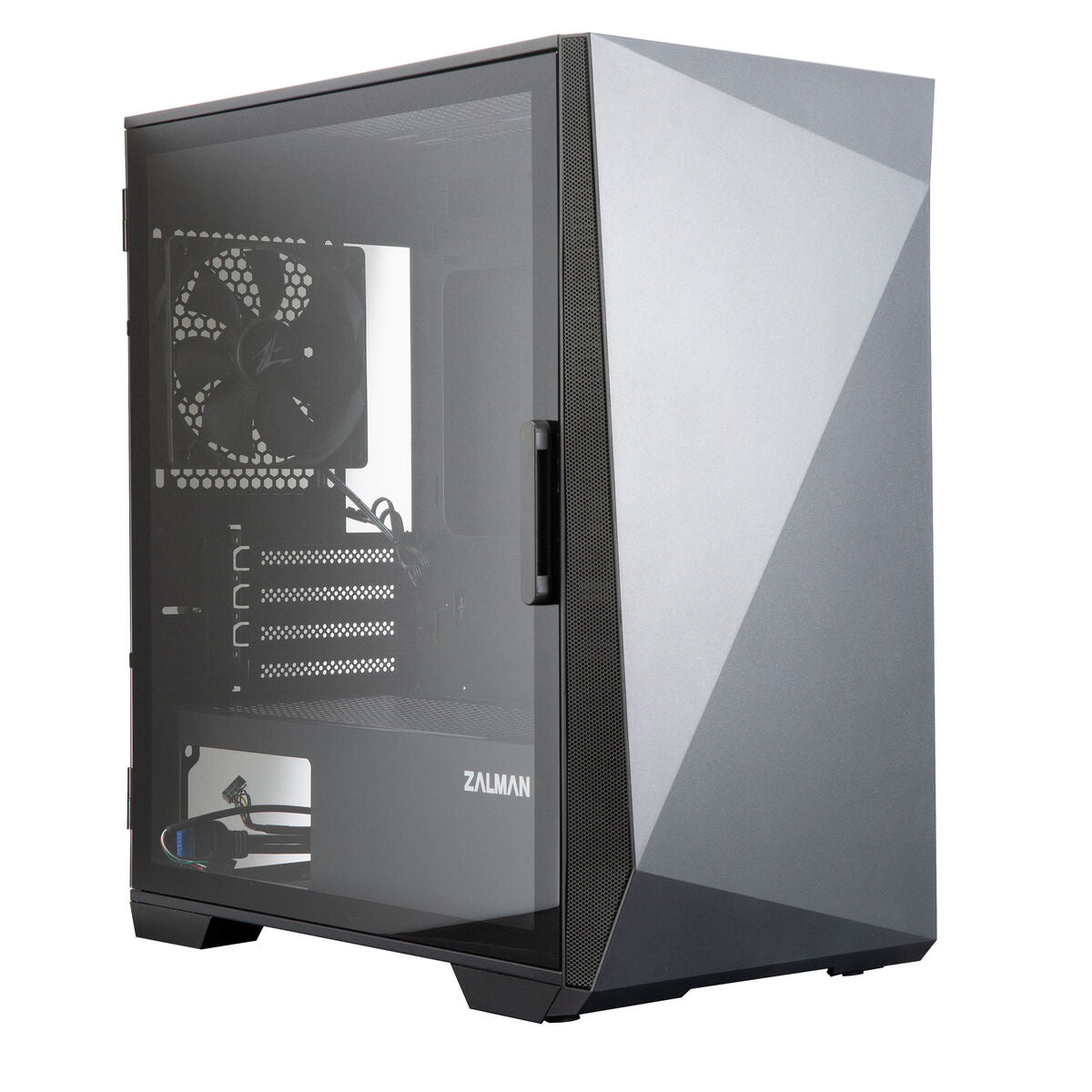 ATX Semi-tower Box Zalman Z1 ICEBERG BLACK Black
