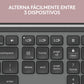 Wireless Keyboard Logitech 920-012455 Graphite QWERTY
