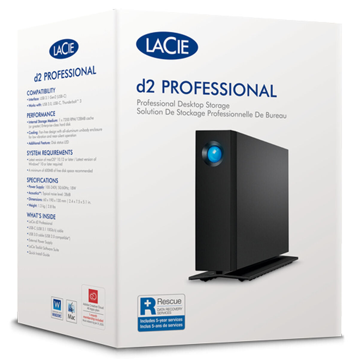 External Hard Drive LaCie STHA24000800 Black 24 TB