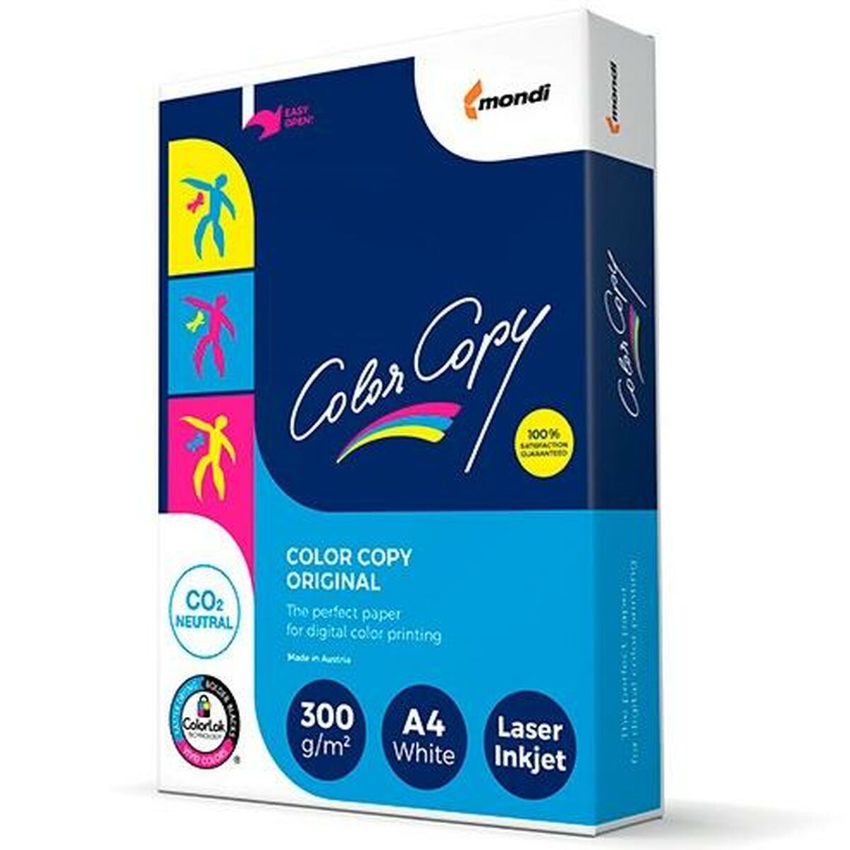 Printer Paper Color Copy Original White A4 125 Sheets (5 Units)