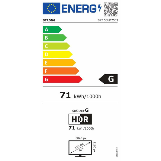 Smart TV STRONG SRT50UD7553 4K Ultra HD 50" LED HDR HDR10