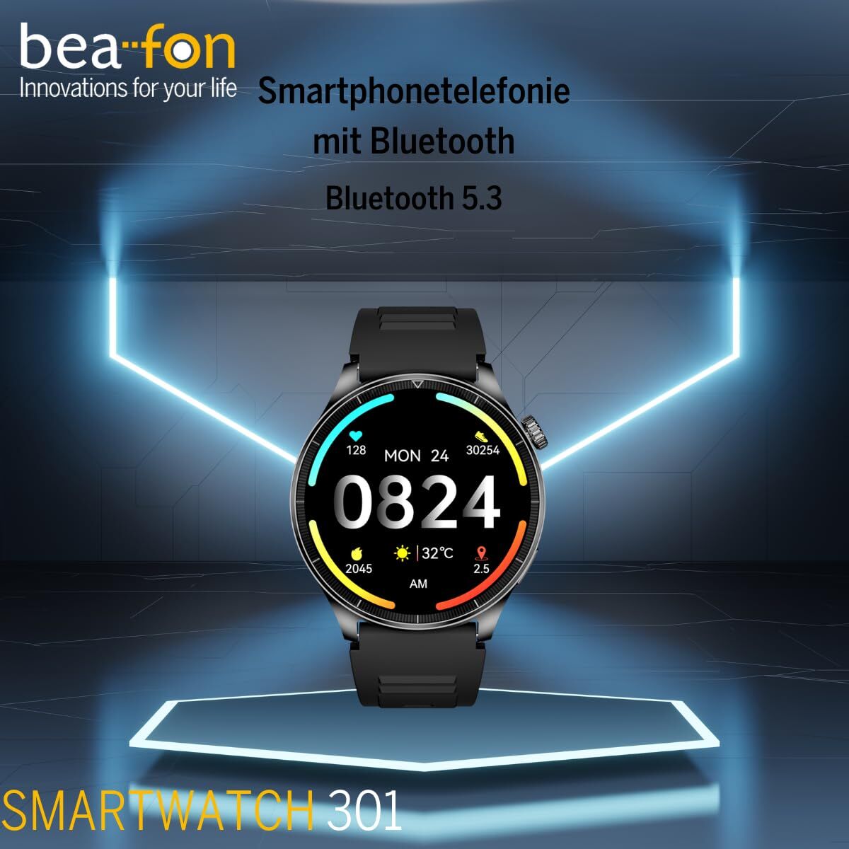 Smartwatch beafon WATCH 301 44 mm 1,45" Black