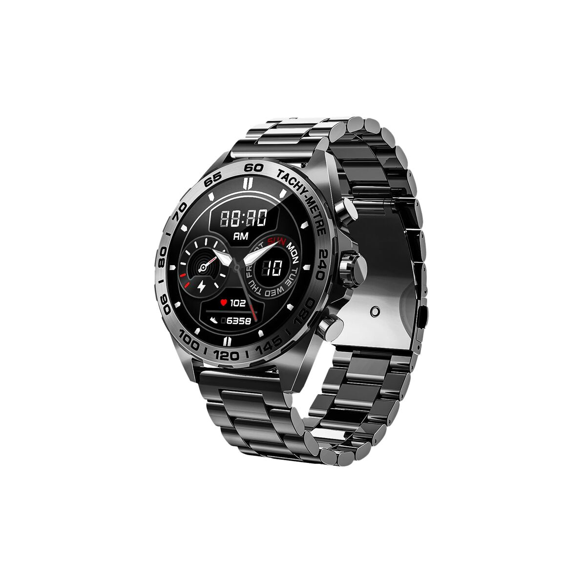 Smartwatch beafon WATCH 501 1,43" Steel Matte back