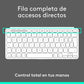 Bluetooth Keyboard Logitech 920-013011 Spanish Qwerty Grey White/Grey