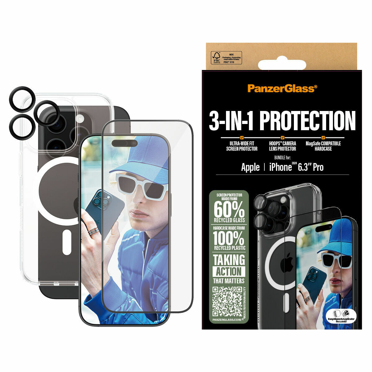 Mobile Screen Protector PanzerGlass iPhone 16 Pro