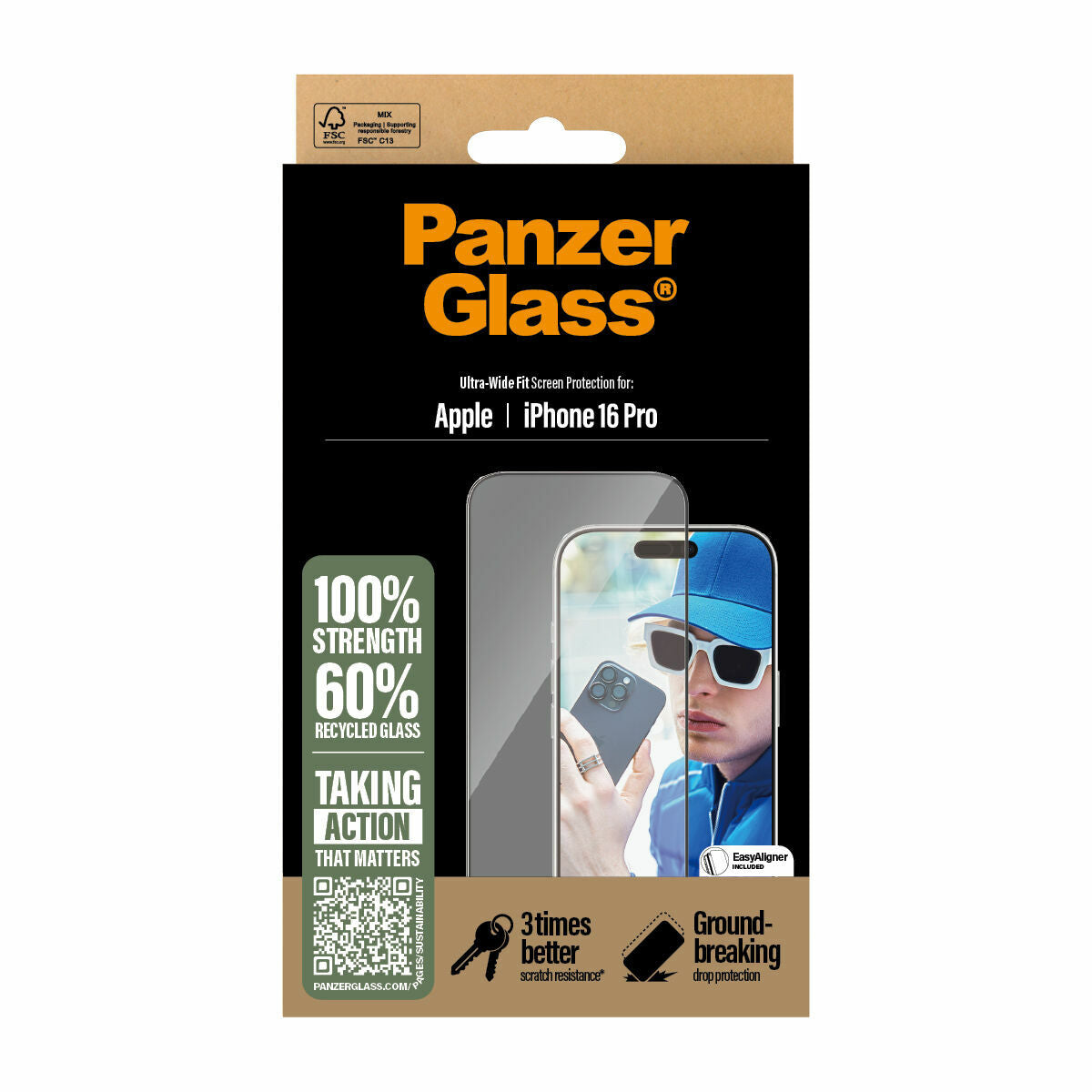 Mobile Screen Protector PanzerGlass iPhone 16 Pro