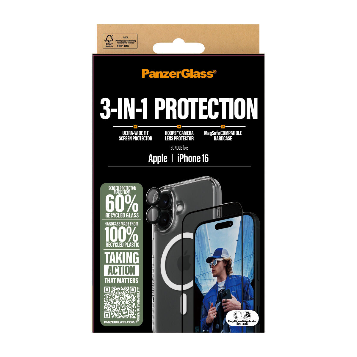 Mobile Screen Protector PanzerGlass iPhone 16