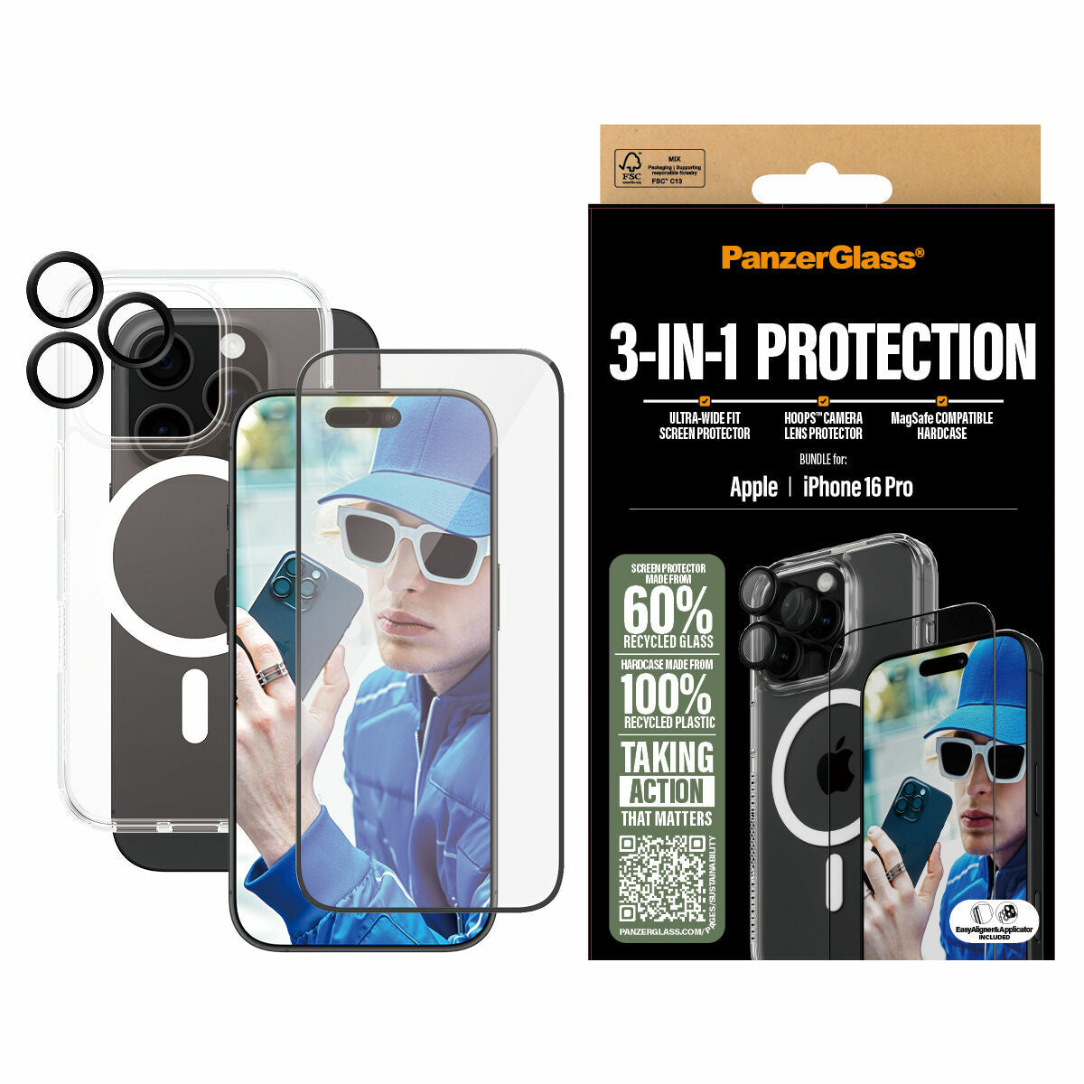 Mobile Screen Protector PanzerGlass iPhone 16 Pro