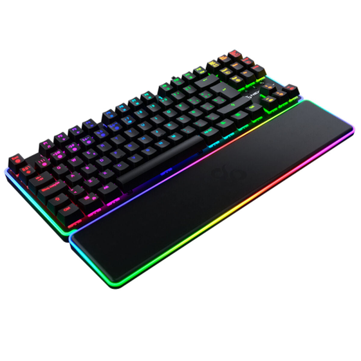 Keyboard and Mouse Newskill NS-KB-GUNGNYRT-GAT-R Black Spanish QWERTY