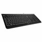 French Keyboard Cherry Spanish Qwerty Black