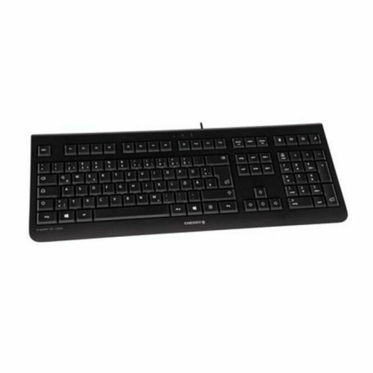 Keyboard Cherry JK-0800ES-2 Spanish Qwerty Black