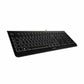 Keyboard Cherry JK-0800ES-2 Spanish Qwerty Black