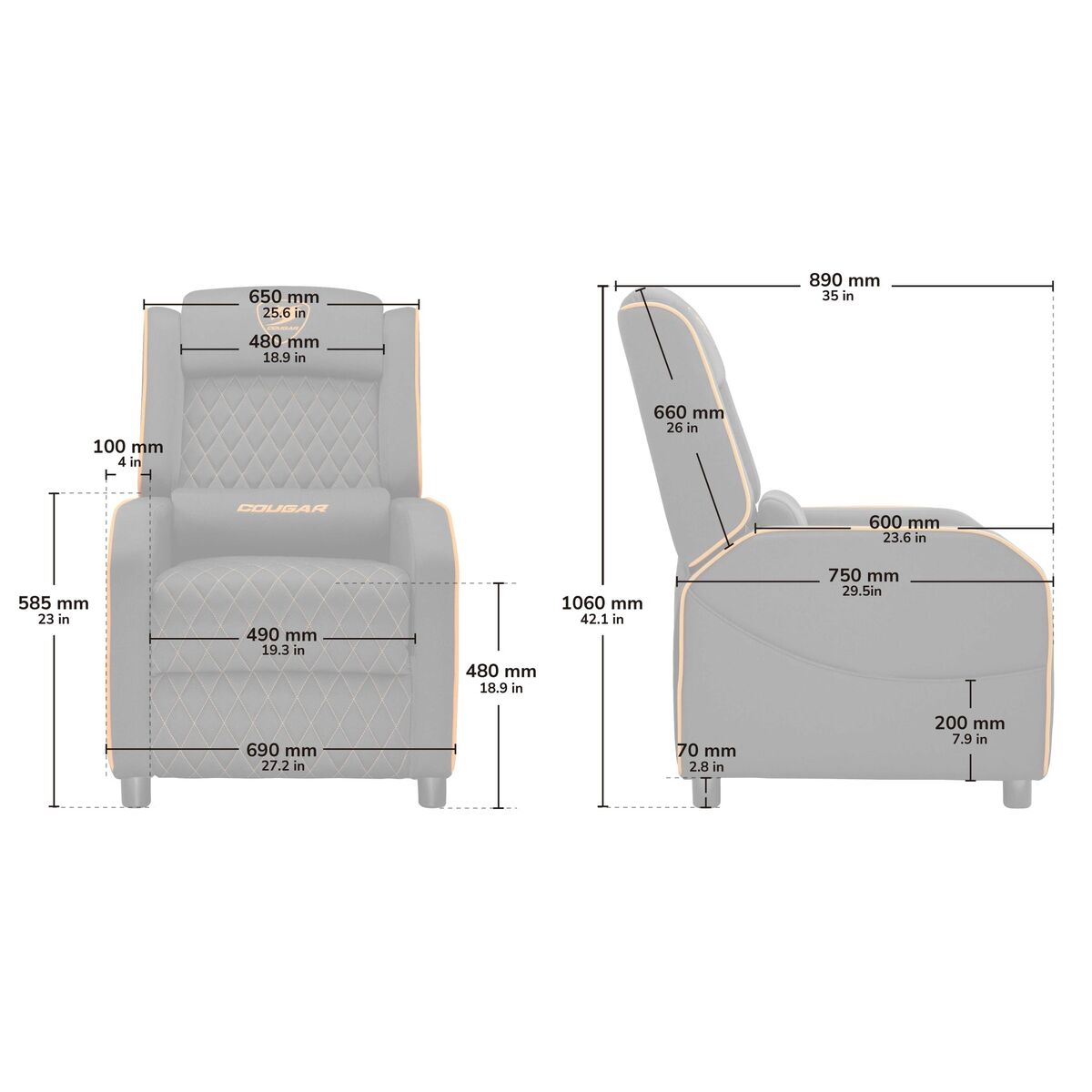 Gaming Chair Gaming Cougar Ranger One