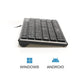 Keyboard iggual Slim TKL-USB Black
