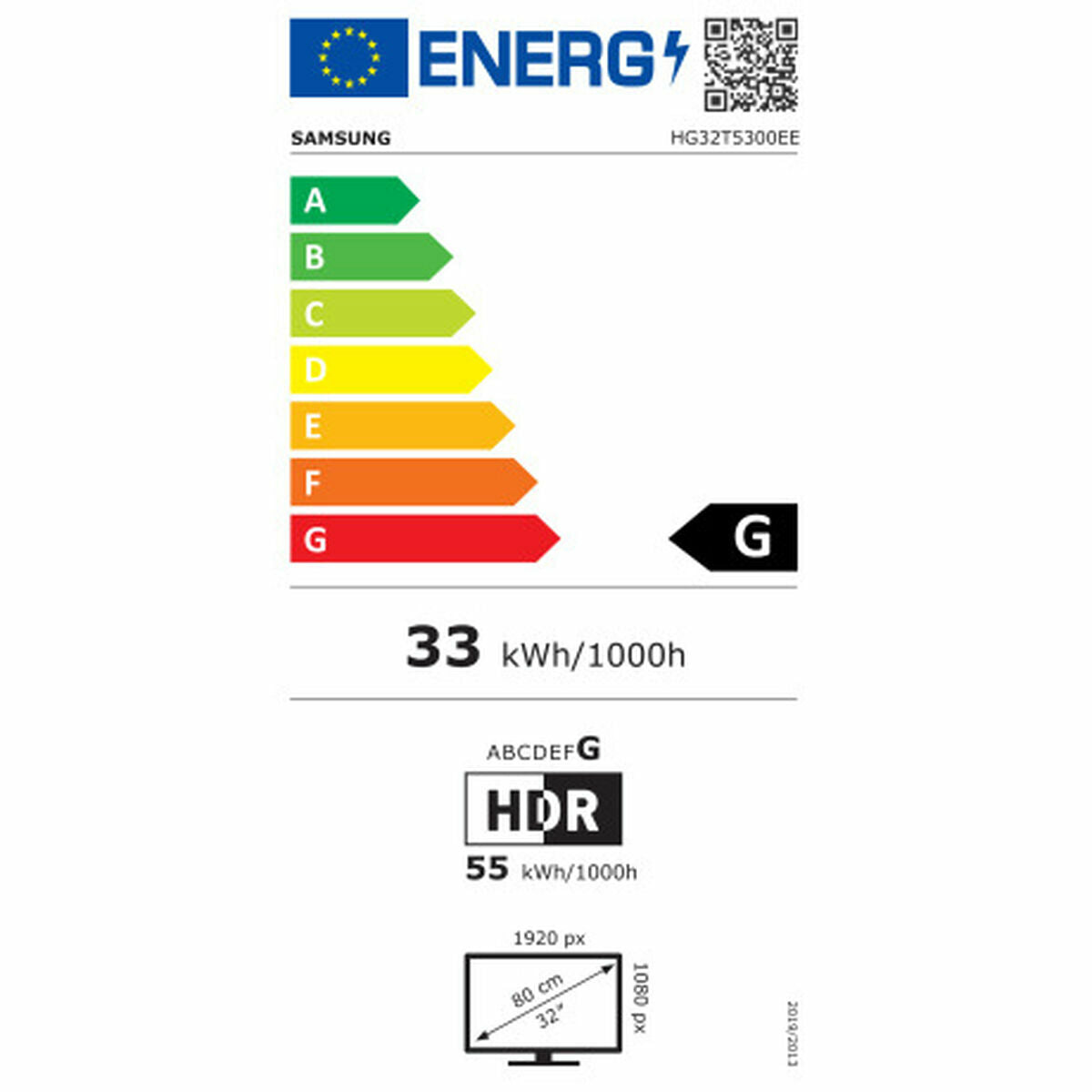 Smart TV Samsung HG32T5300EU Full HD 32" Hotel TV