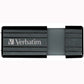 USB stick Verbatim PinStripe Black 64 GB