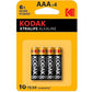 Batteries Kodak Xtralife LR03 AAA 4 Pieces (10 Units)