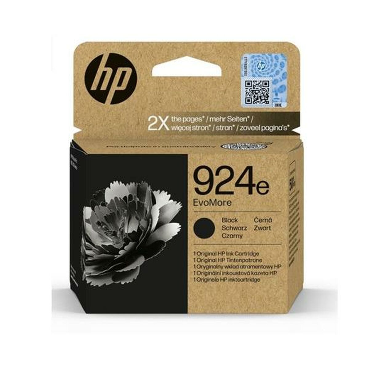 Original Ink Cartridge HP 924E Black (30 Units)