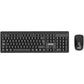 Keyboard and Mouse Nilox Black Spanish Qwerty (20 Units)