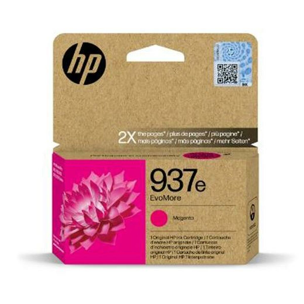 Original Ink Cartridge HP Nº 937E Magenta (50 Units)