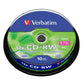 CD-RW Verbatim 700 MB 12x 10 Pieces (20 Units)