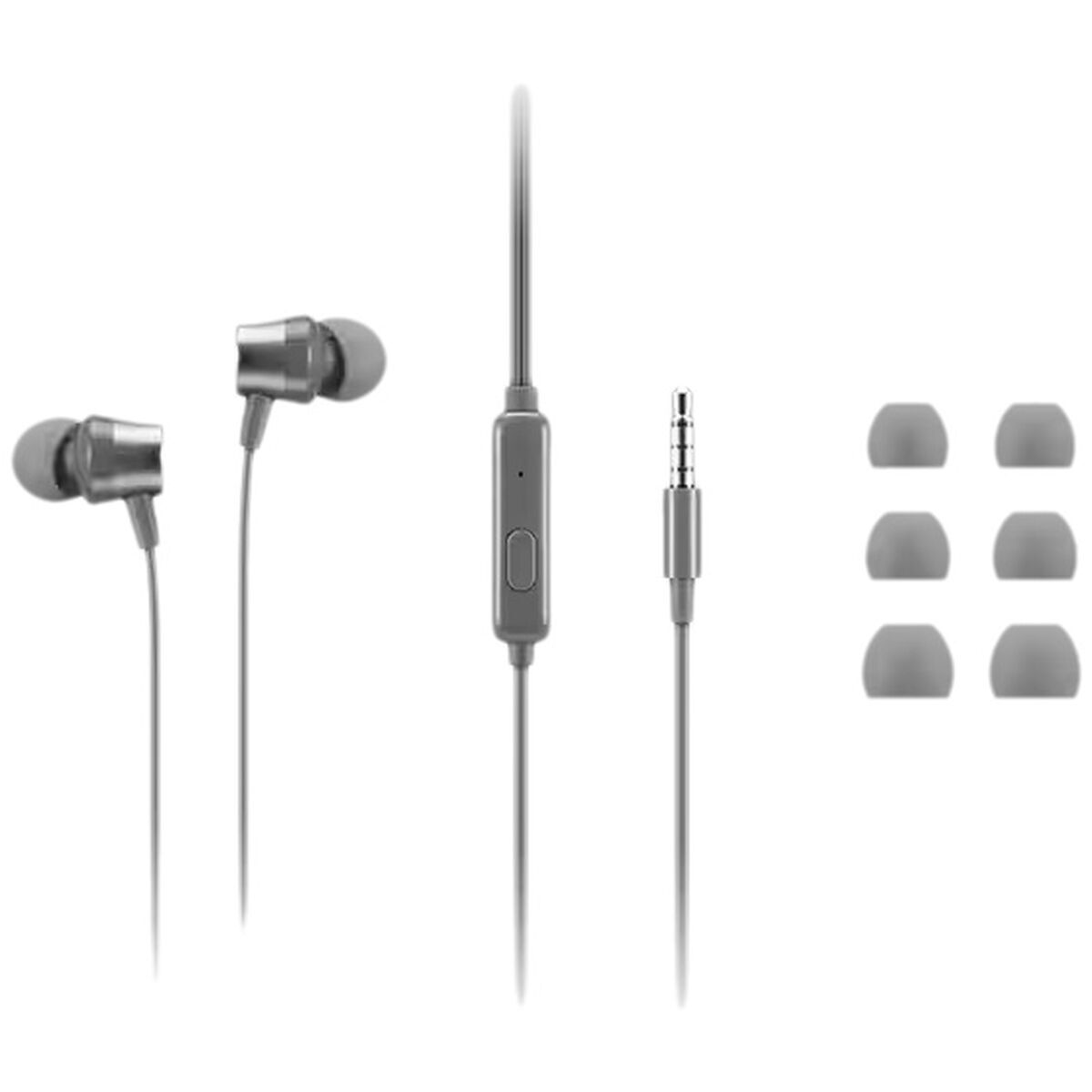 Headphones with Microphone Lenovo GXD1J77354 Grey