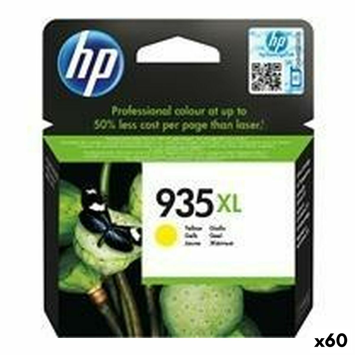 Original Ink Cartridge HP Nº935 XL Yellow (60 Units)