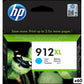 Original Ink Cartridge HP 912XL Cyan (60 Units)