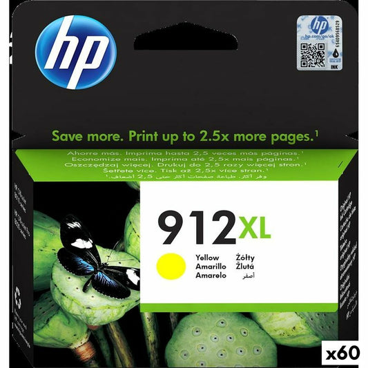 Original Ink Cartridge HP 912XL Yellow (60 Units)