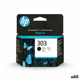 Original Ink Cartridge HP ENVY PHOTO 6230,7130,7134,7830 -Nº 303 Black (60 Units)