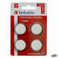 Lithium Button Batteries Verbatim CR2450 (4 Pieces) (20 Units)