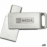 USB stick MyMedia HIGH SPEED DUAL Silver 128 GB (10 Units)