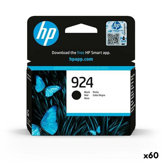 Original Ink Cartridge HP Nº 924 Black (60 Units)