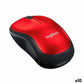 Wireless Mouse Logitech M185 Red 1000 dpi (10 Units)